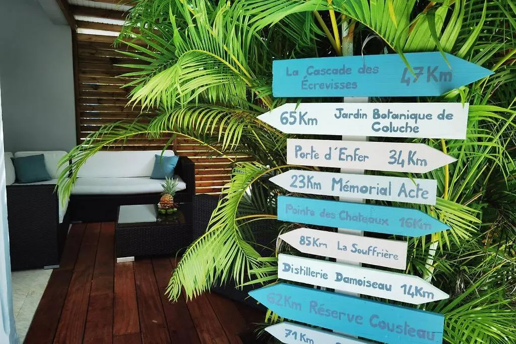 Villa L'Anjou Creole A Sainte Anne En Guadeloupe Avec Piscine Privee Et 3 Chambres Pour 6 Personnes